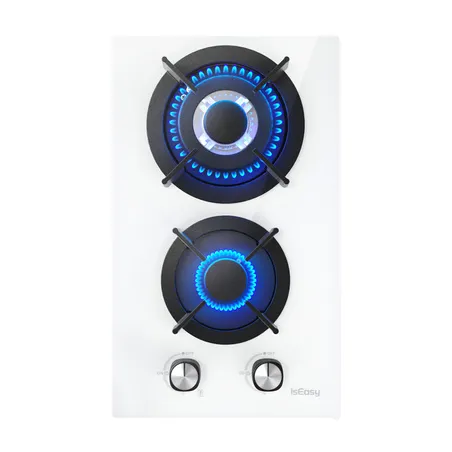 ISEASY MGBG-312A gas hob, 2 burners (white)